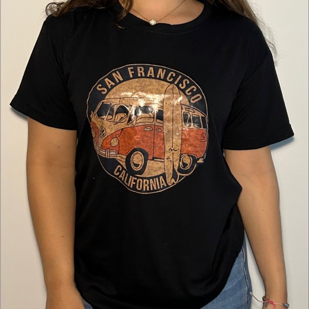 Black Graphic tee
